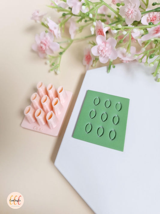 Emporte-pièces 3D en forme de mini feuilles pour la fabrication de bijoux en argile polymère