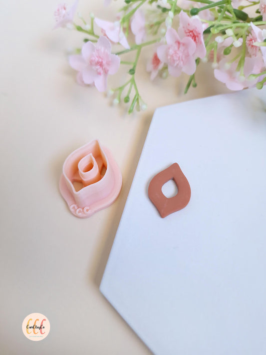 Emporte-pièce 3D en forme de goutte pointue pour la fabrication de bijoux en argile polymère, créoles interchangeables, pampilles