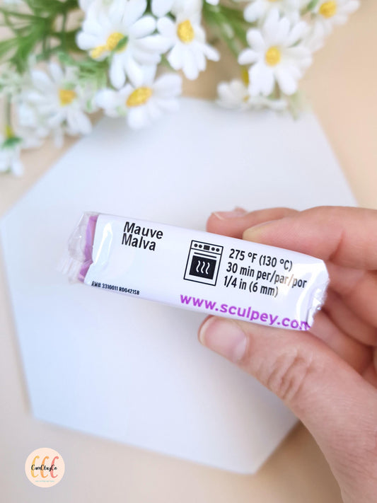 Argile polymère Sculpey Premo - Mauve