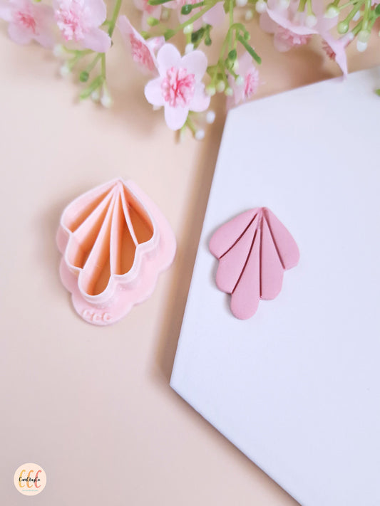 Emporte-pièce 3D en forme de feuille abstraite pour la fabrication de bijoux en argile polymère