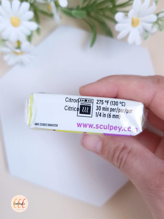 Argile polymère Sculpey Soufflé - Citron