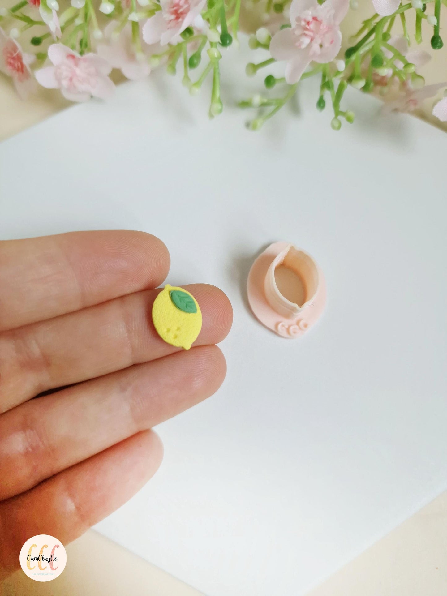 Emporte-pièces 3D en forme de petit citron pour la fabrication de bijoux en argile polymère