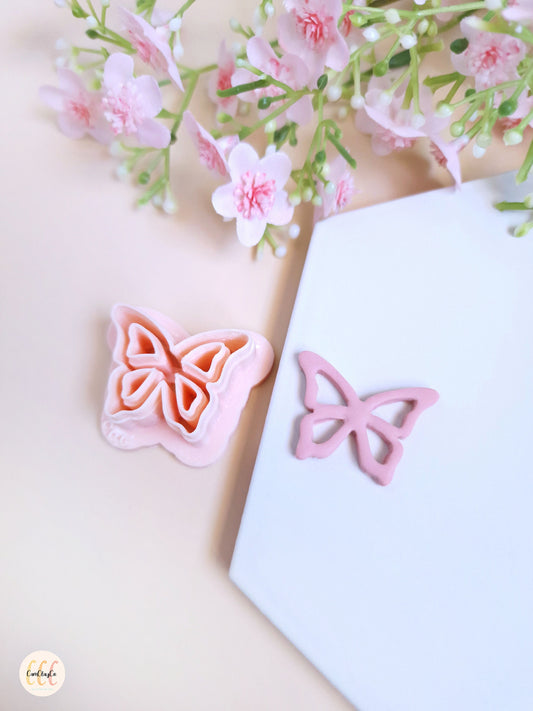 Emporte-pièce 3D en forme de papillon creux pour la fabrication de bijoux en argile polymère