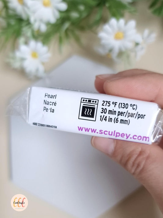 Argile polymère Sculpey Premo - Pearl