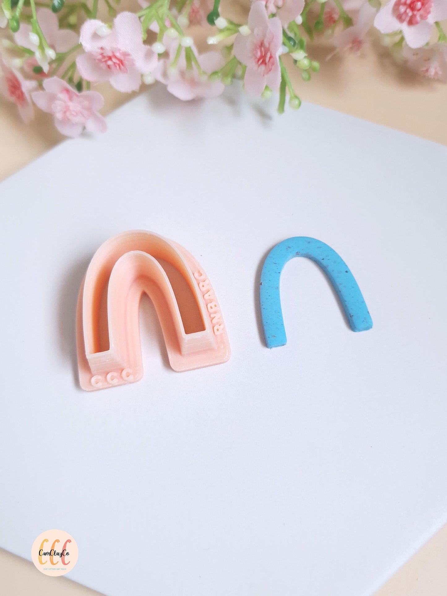3D Rainbow, Bow, Arch, Arch Shaped Cookie Cutters for Polymer Clay Jewelry Making