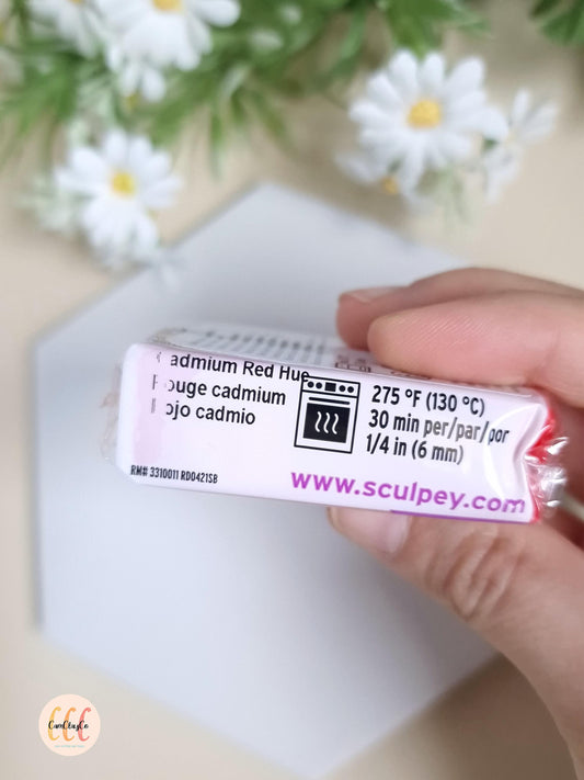 Argile polymère Sculpey Premo - Cadmium Red