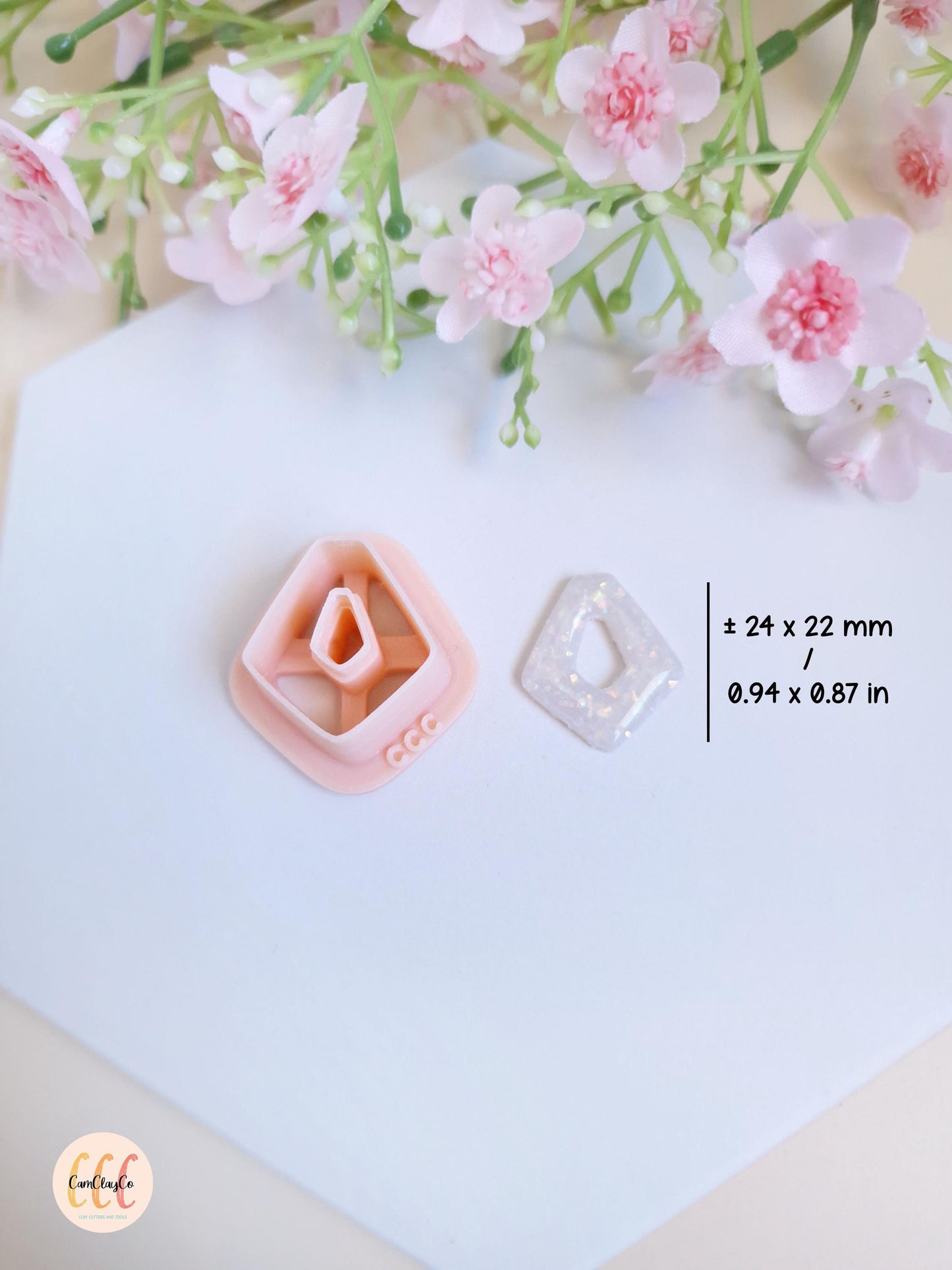 Emporte-pièce 3D forme géométrique pour la fabrication de bijoux en argile polymère, créoles interchangeables, pampilles