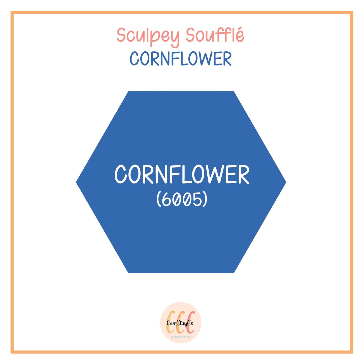 Sculpey Soufflé Polymer Clay - Cornflower