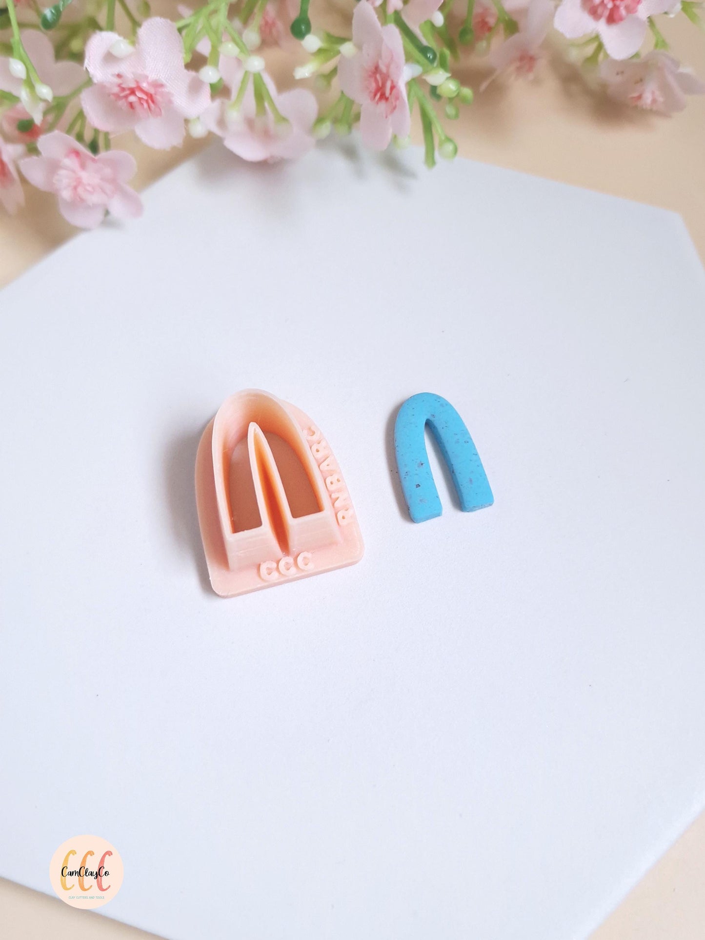 3D Rainbow, Bow, Arch, Arch Shaped Cookie Cutters for Polymer Clay Jewelry Making