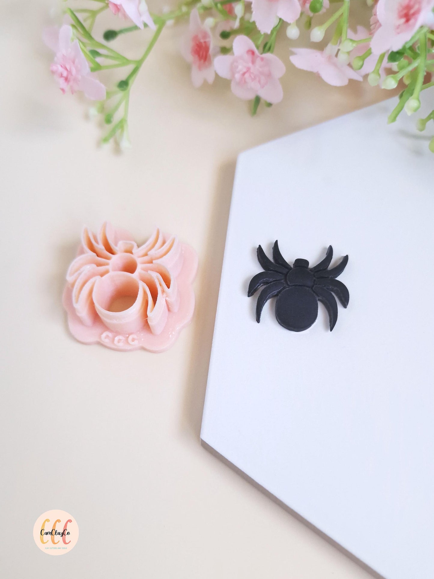 3D Spider Cookie Cutters for Polymer Clay Jewelry Making