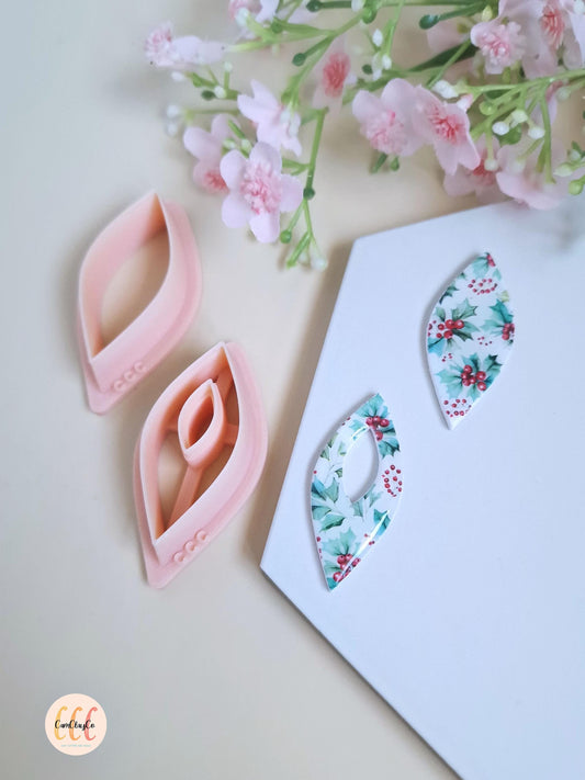 Emporte-pièce 3D pour la fabrication de bijoux en argile polymère, avec ou sans trou