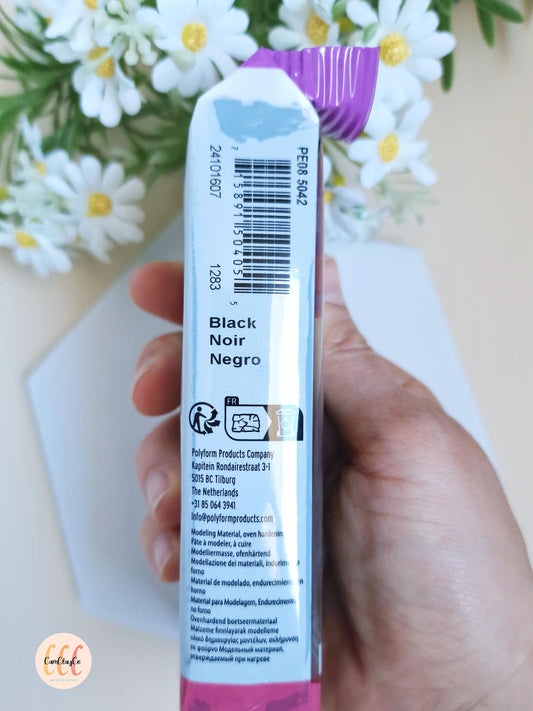 Argile polymère gros pain Sculpey Premo - Black 227g