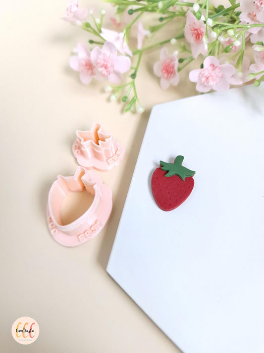 Emporte-pièces 3D en forme de fraise pour la fabrication de bijoux en argile polymère