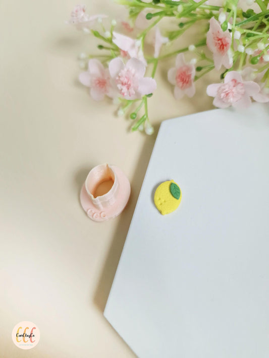 Emporte-pièces 3D en forme de petit citron pour la fabrication de bijoux en argile polymère