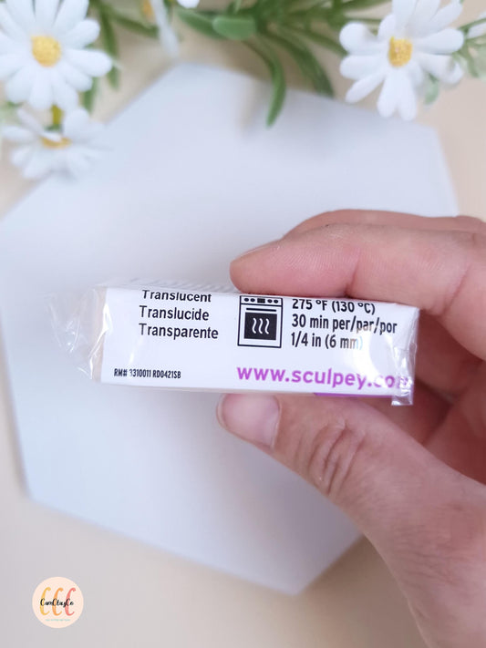 Argile polymère Sculpey Premo - Translucide