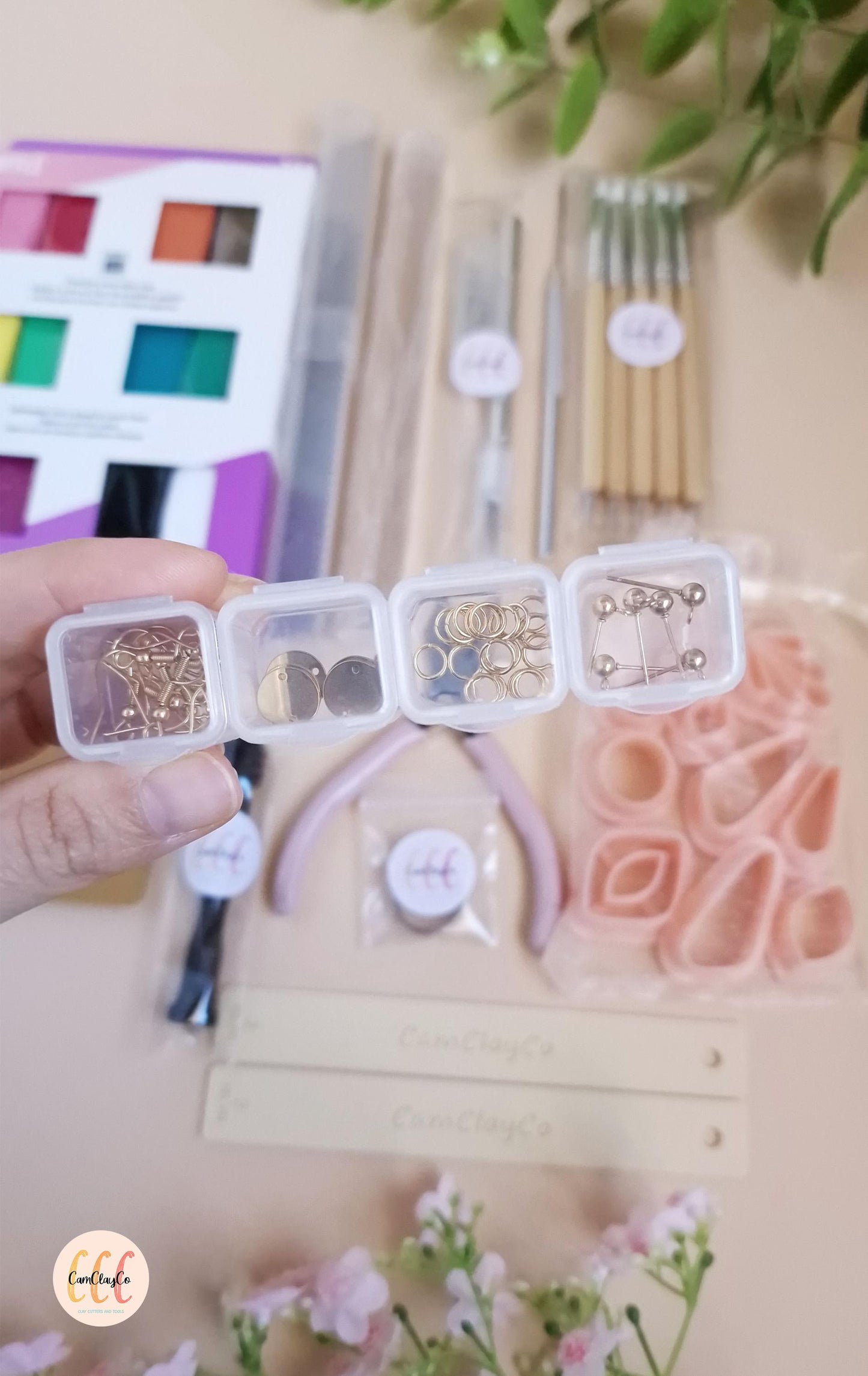 Complete KIT for creating polymer clay jewelry