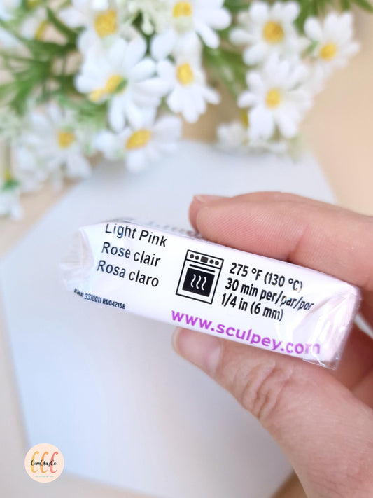 Argile polymère Sculpey Premo - Light Pink