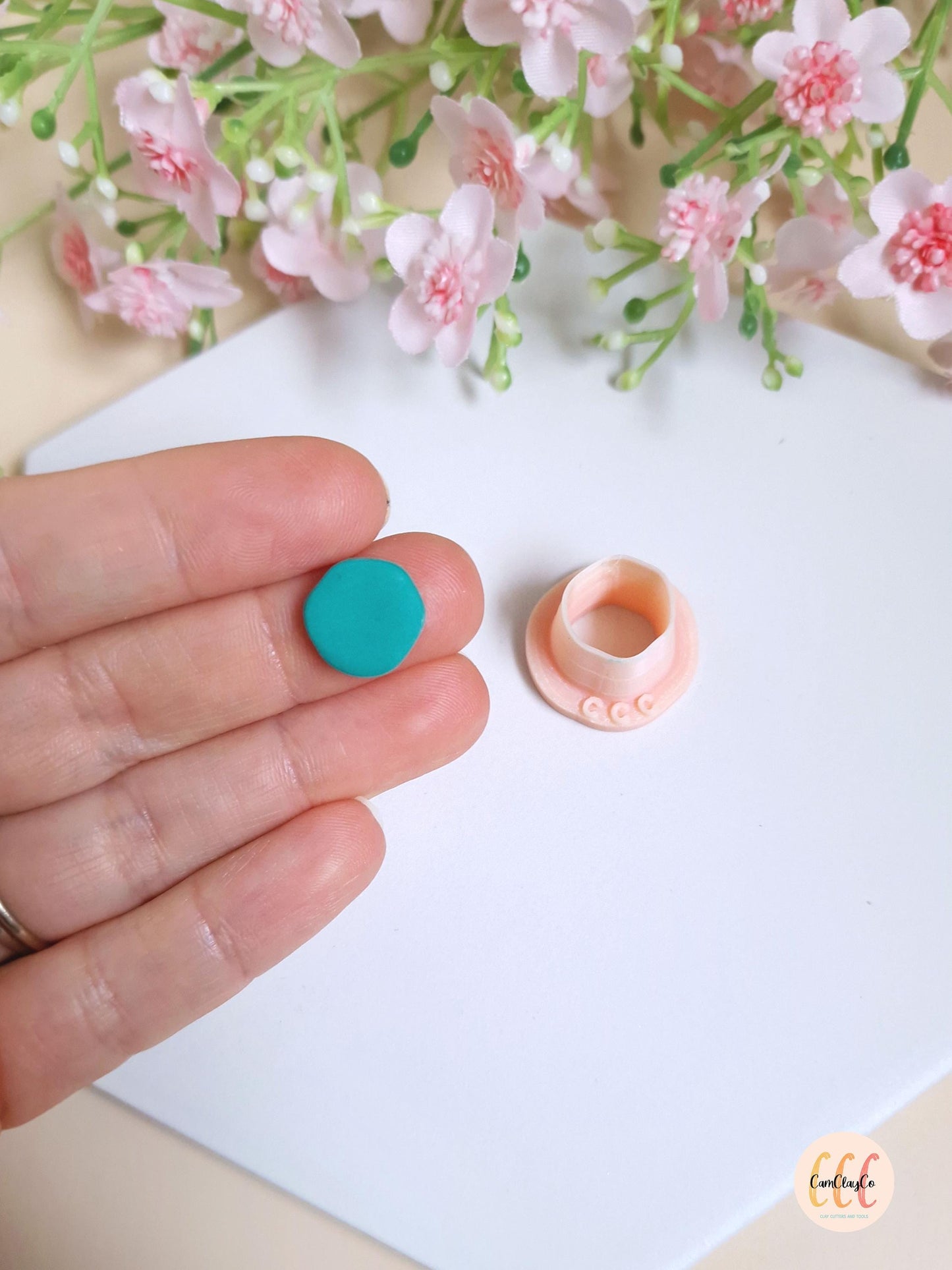Emporte-pièce 3D en forme de cercle organique pour la fabrication de bijoux en argile polymère, créoles interchangeables, pampilles