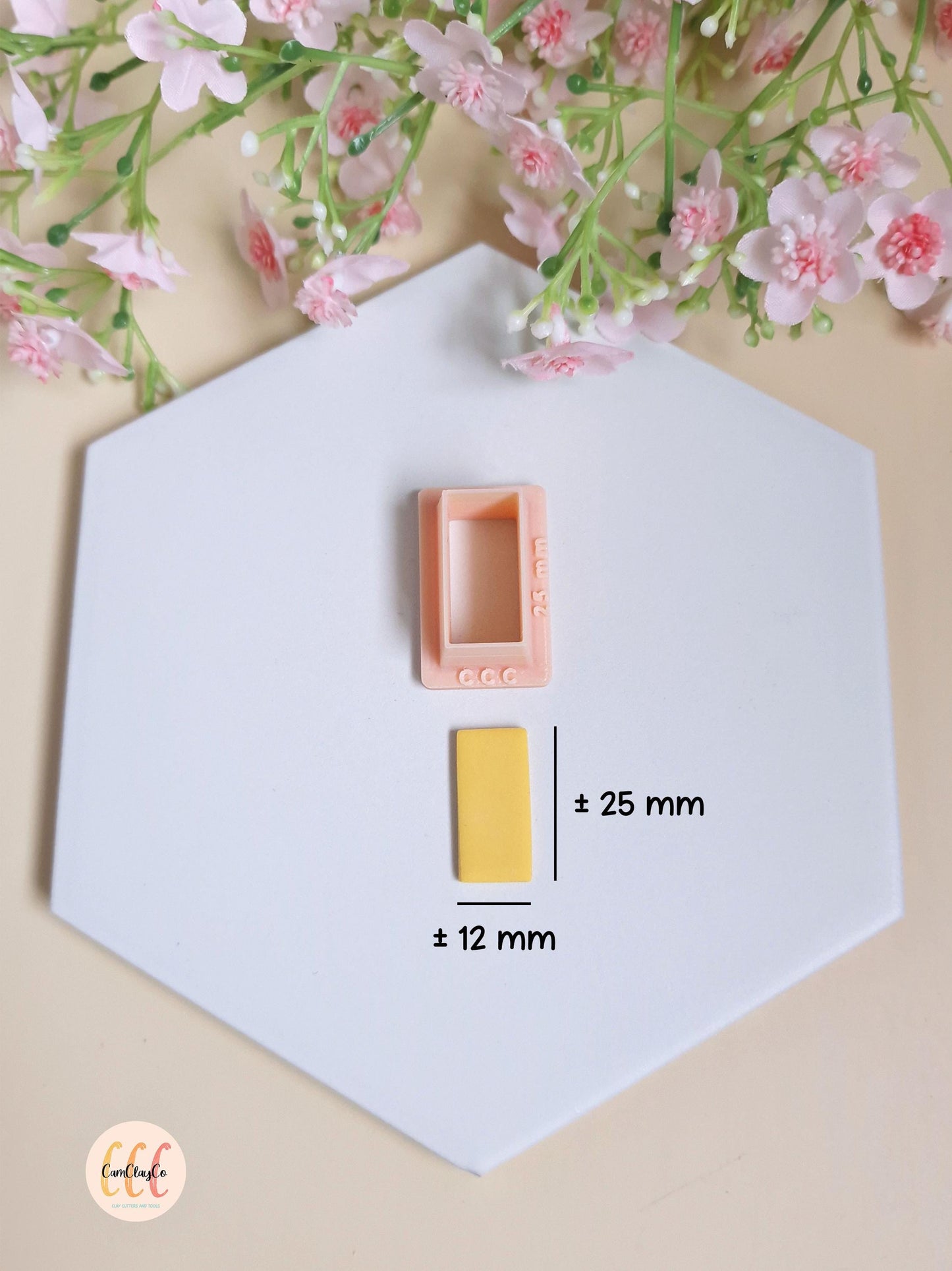 Emporte-pièces 3D en forme de rectangles pour fabrication de bijoux en argile polymère