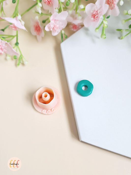 Emporte-pièce 3D en forme de cercle organique pour la fabrication de bijoux en argile polymère, créoles interchangeables, pampilles