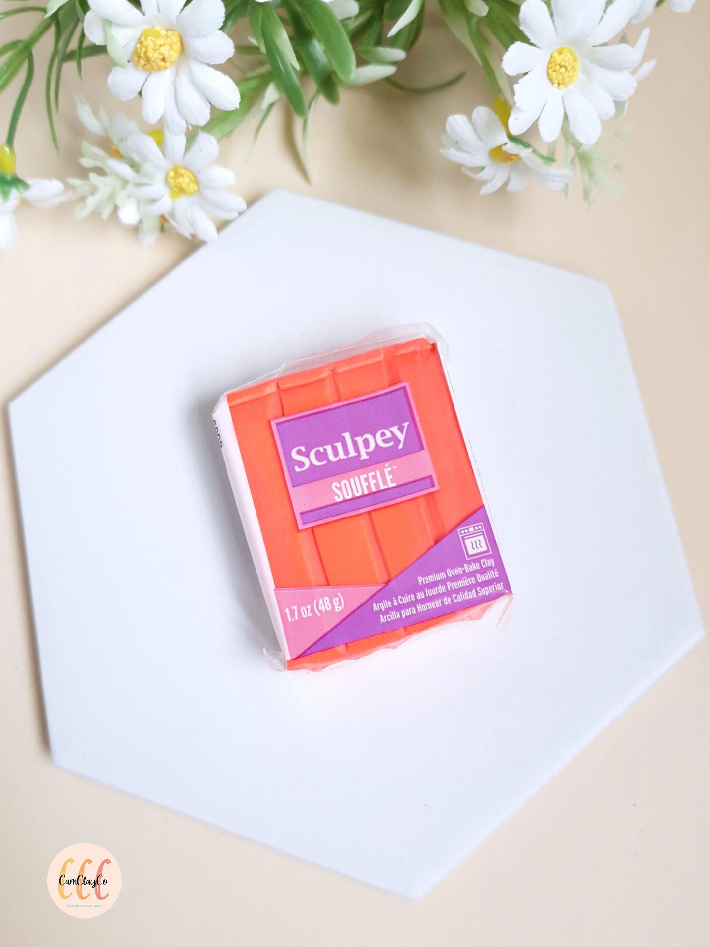 Argile polymère Sculpey Soufflé - Mandarine
