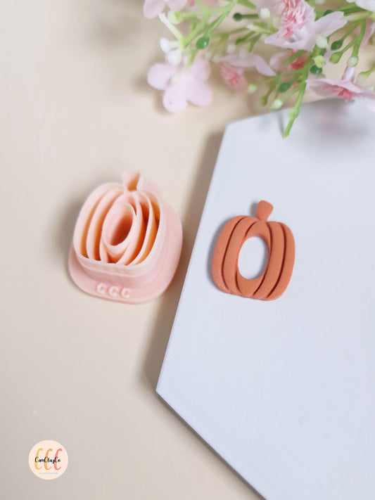 Emporte-pièce 3D en forme de citrouille donut pour la fabrication de bijoux en argile polymère