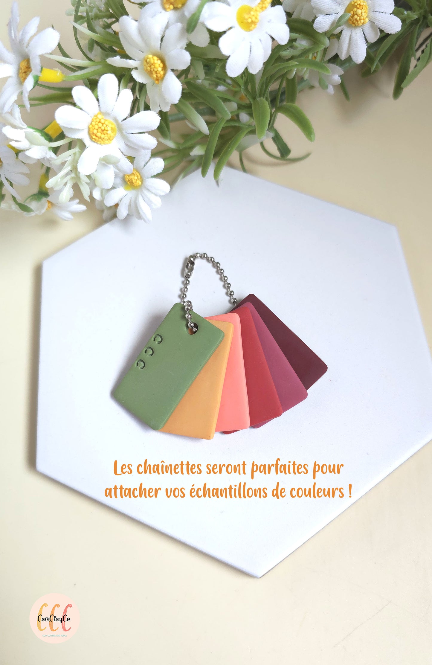 Chaînes à billes, porte-clés, x6