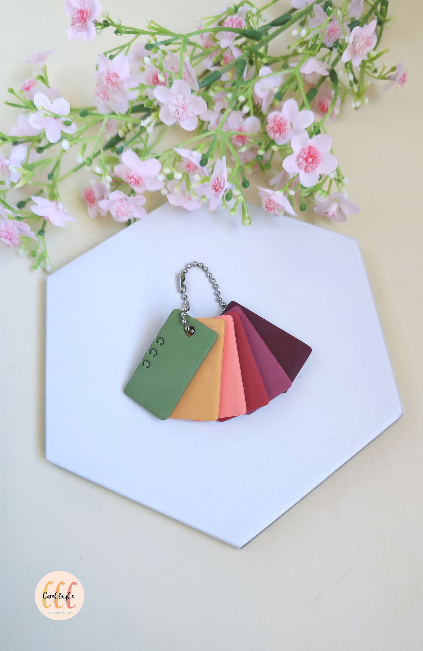 Recettes de couleurs pour argile polymère - 6 teintes - Chaleur feutrée