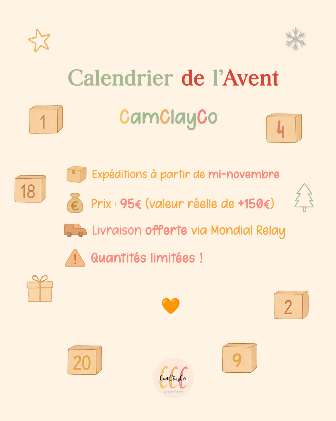 Calendrier de l'Avent 2025