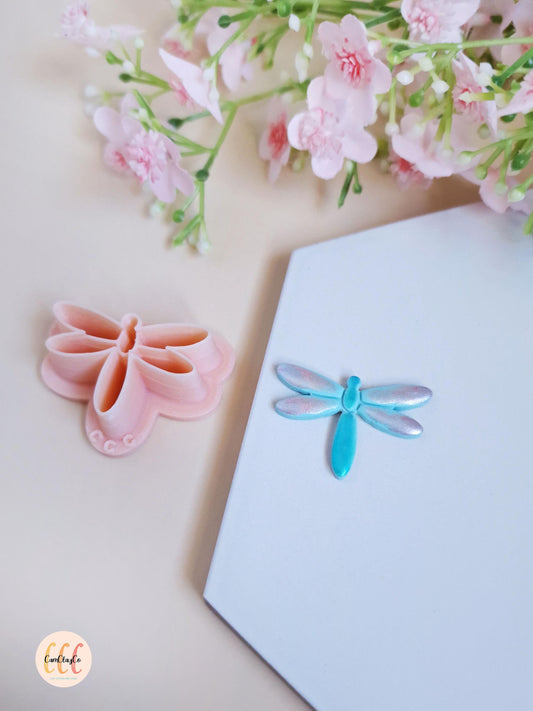 Emporte-pièce 3D en forme de libellule pour la fabrication de bijoux en argile polymère