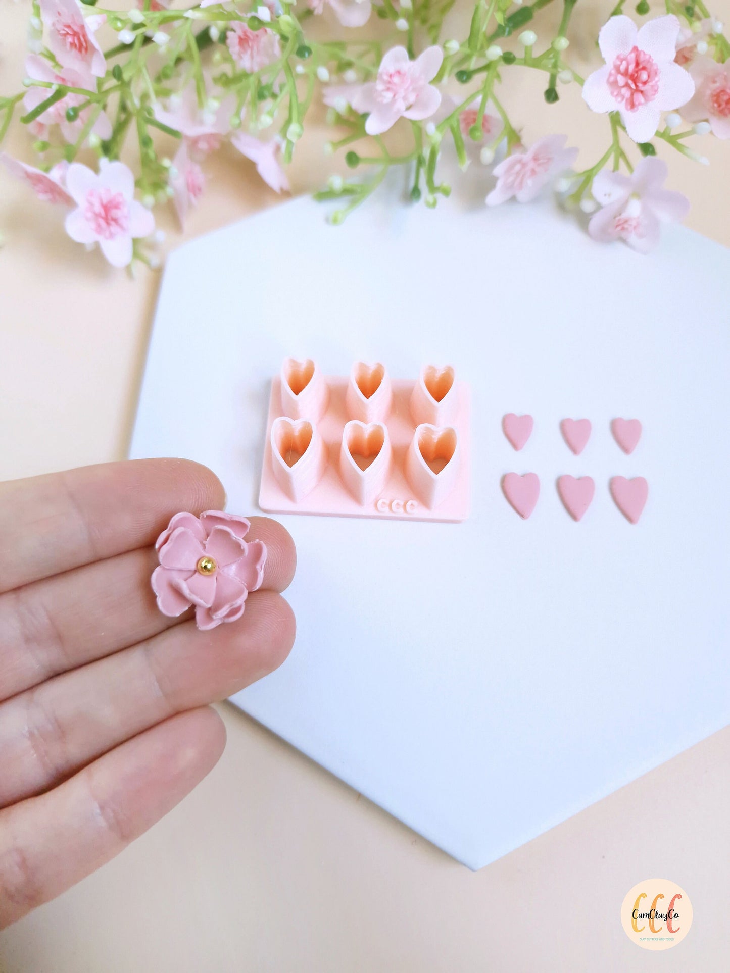 Emporte-pièce 3D en forme de pétales pour la fabrication de bijoux en argile polymère - Set pétales 01