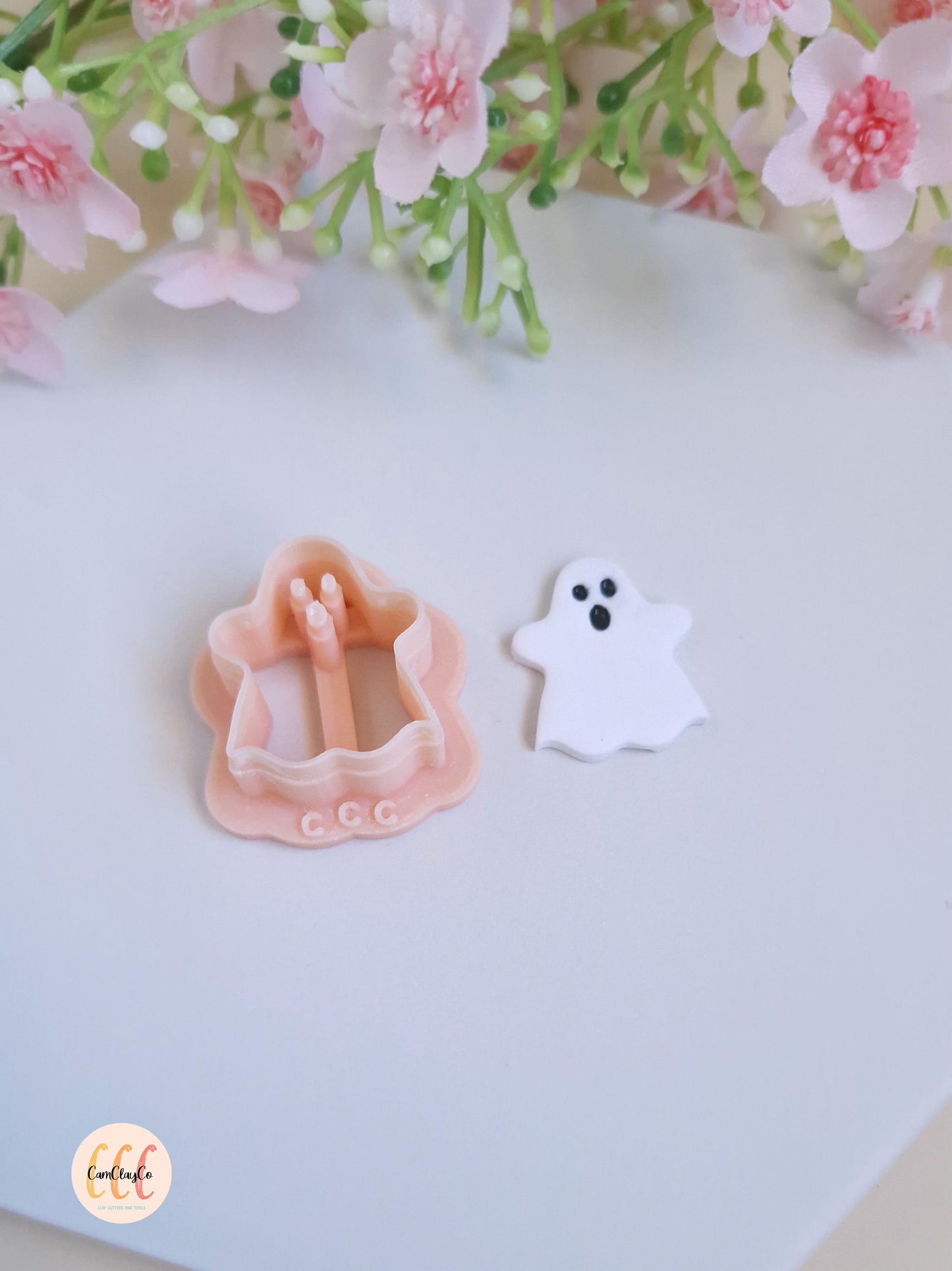 Emporte-pièce 3D en forme de fantôme pour la fabrication de bijoux en argile polymère