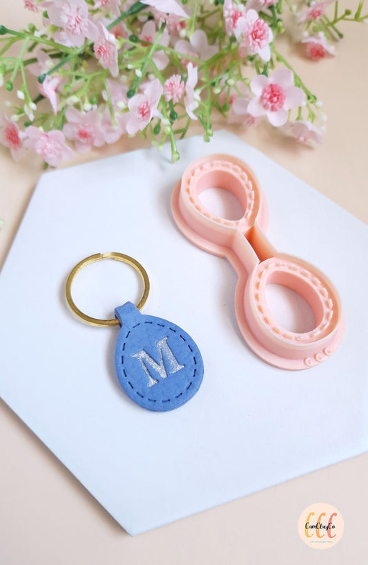 Emporte-pièce 3D porte-clés pour les créations en argile polymère - Porte-clés goutte