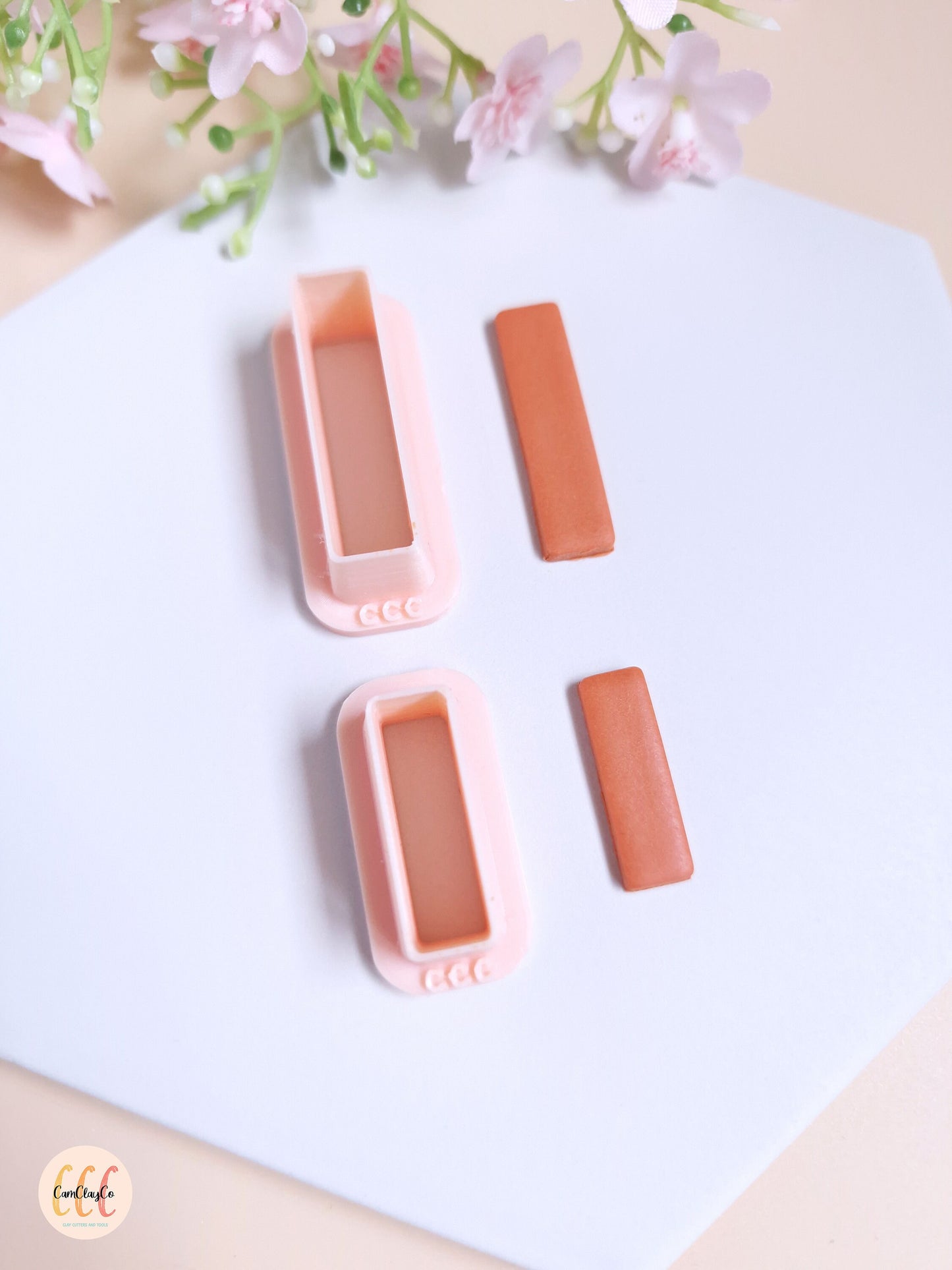 3D Rounded Rectangle Cookie Cutters for Polymer Clay Jewelry Making