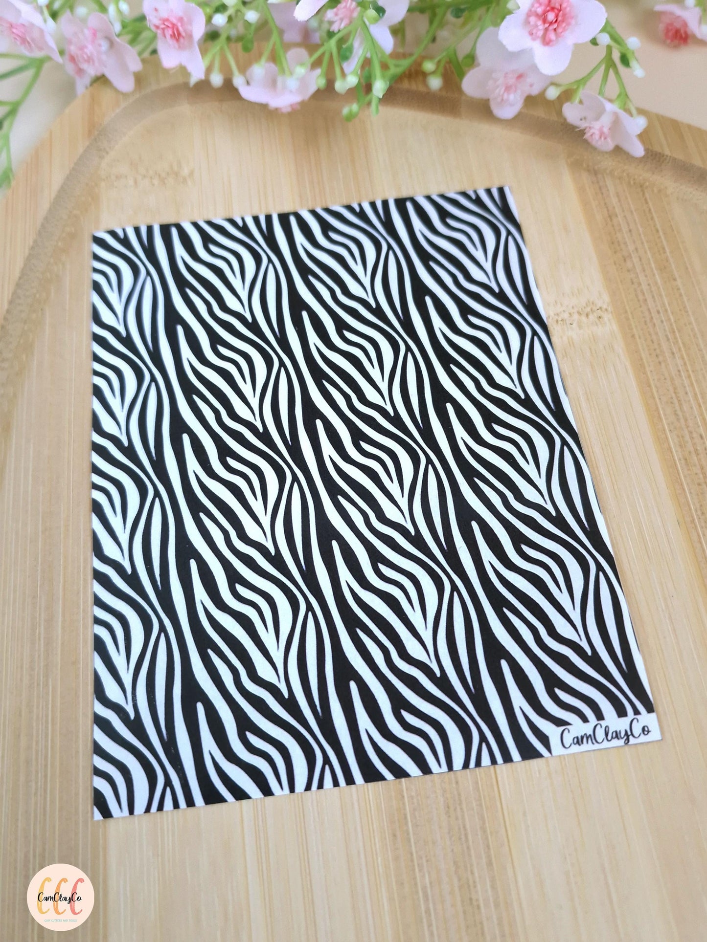 Water Soluble Transfer Sheet - Zebra