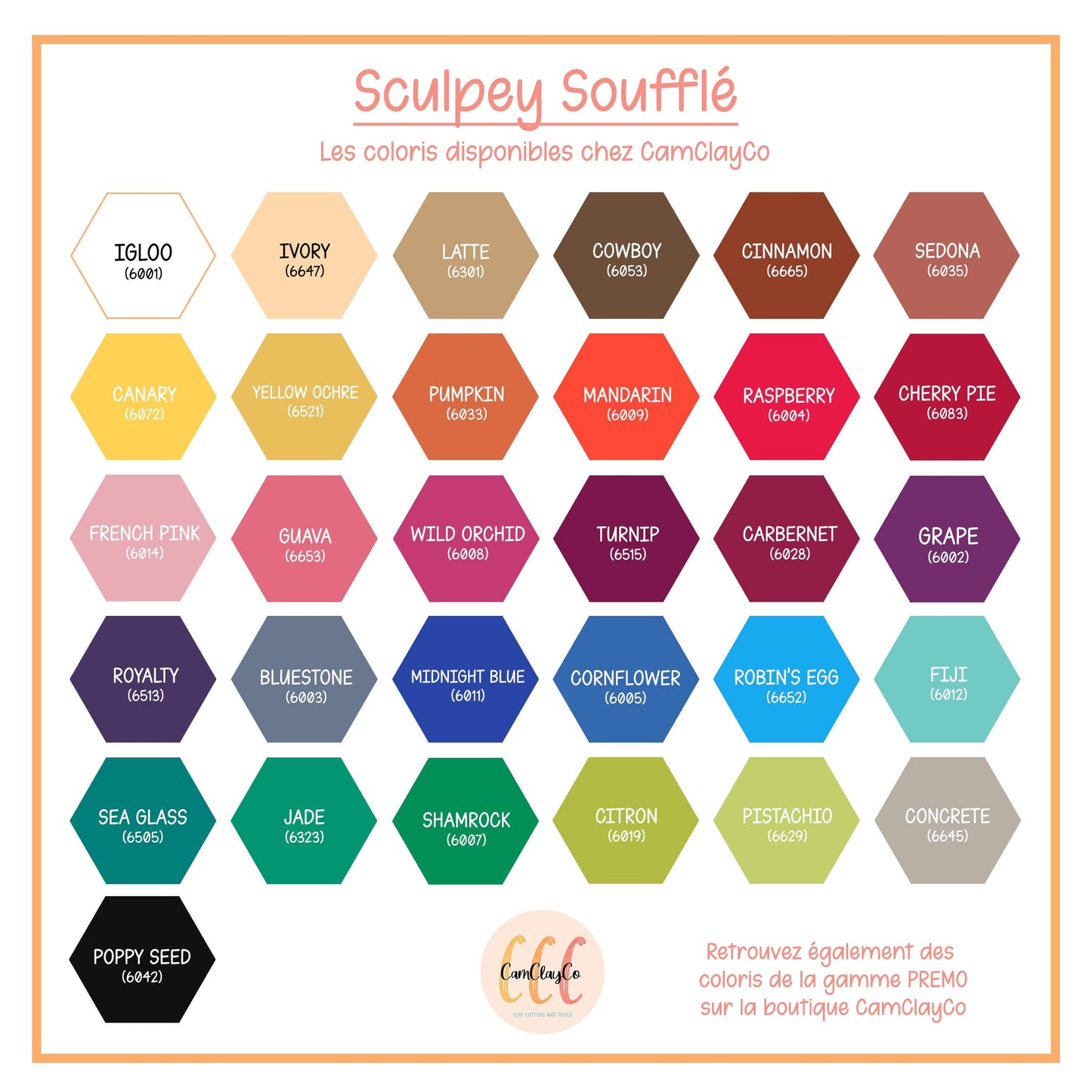 Argile polymère Sculpey Soufflé - Yellow Ochre