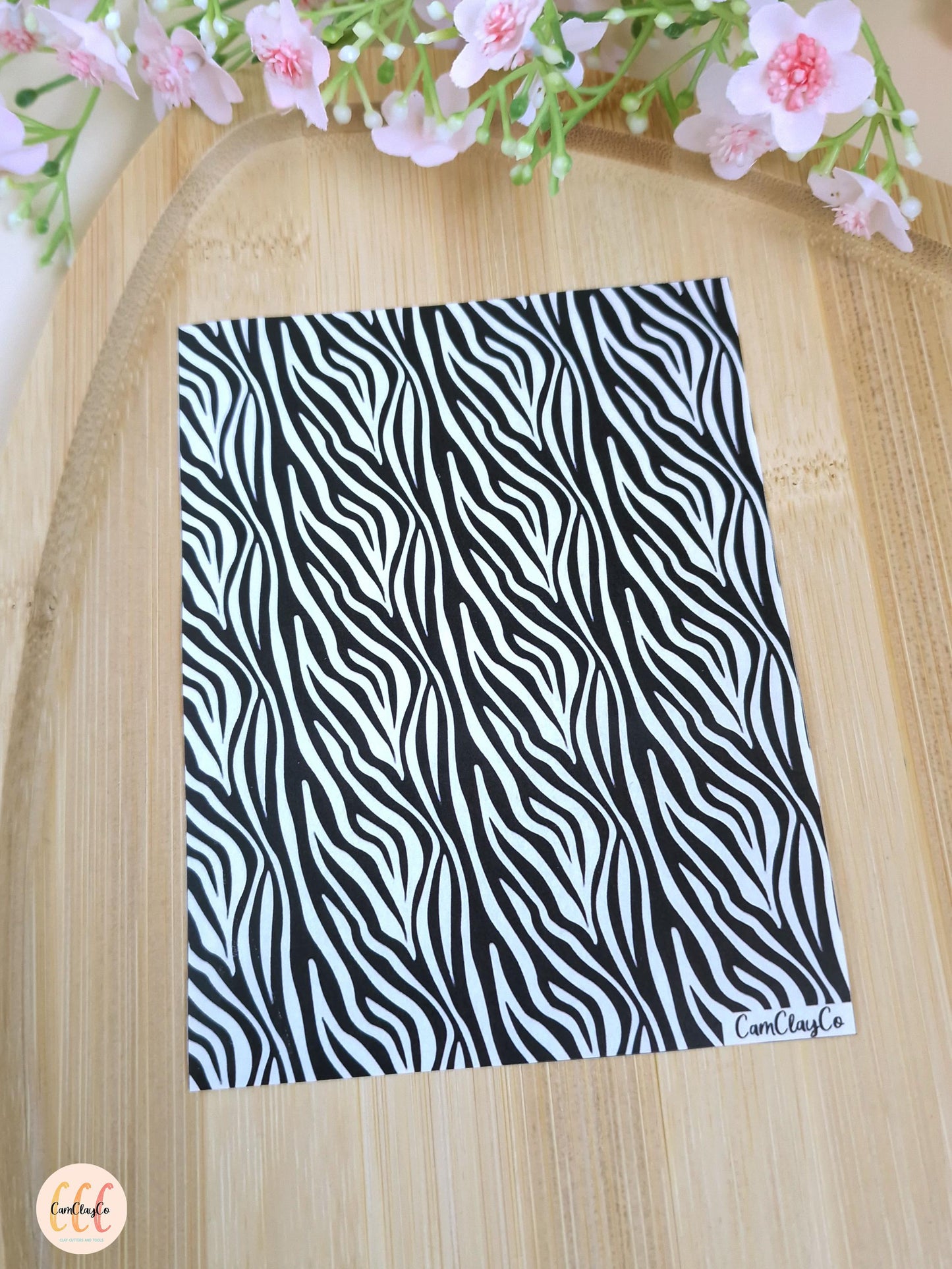 Water Soluble Transfer Sheet - Zebra