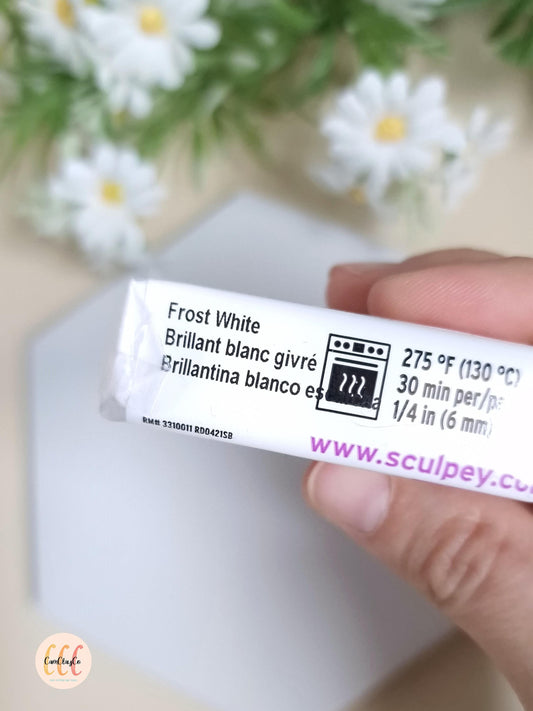 Argile polymère Sculpey Premo - Frost White