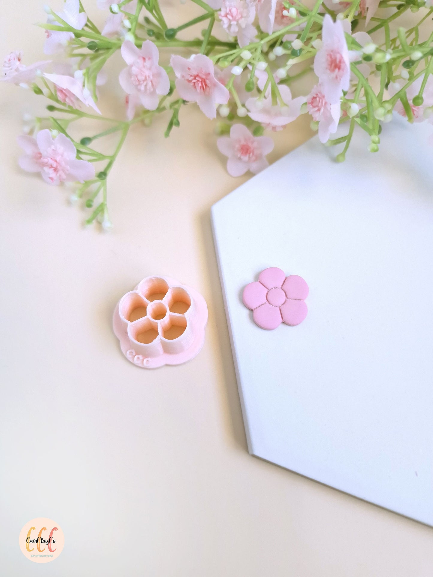 Emporte-pièces 3D en forme de fleur pour la fabrication de bijoux en argile polymère