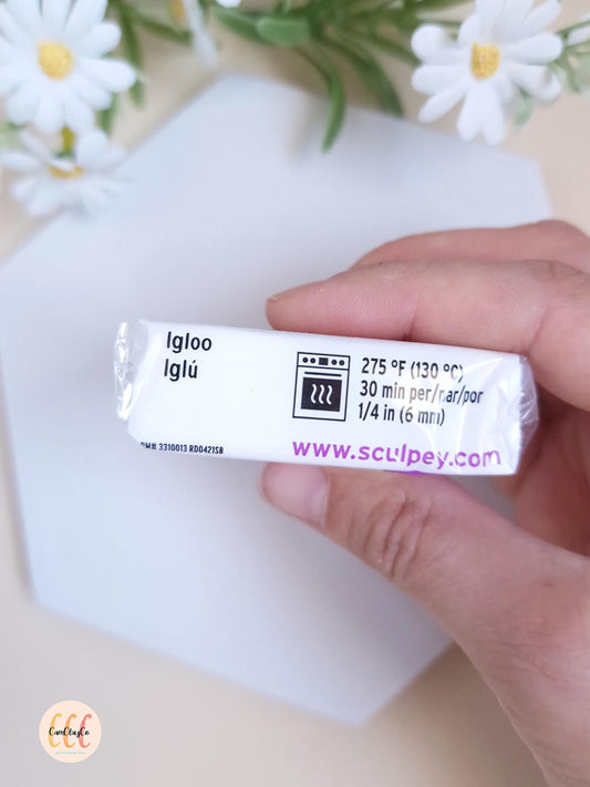 Argile polymère Sculpey Soufflé - Igloo