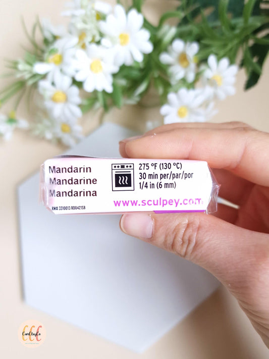 Argile polymère Sculpey Soufflé - Mandarine