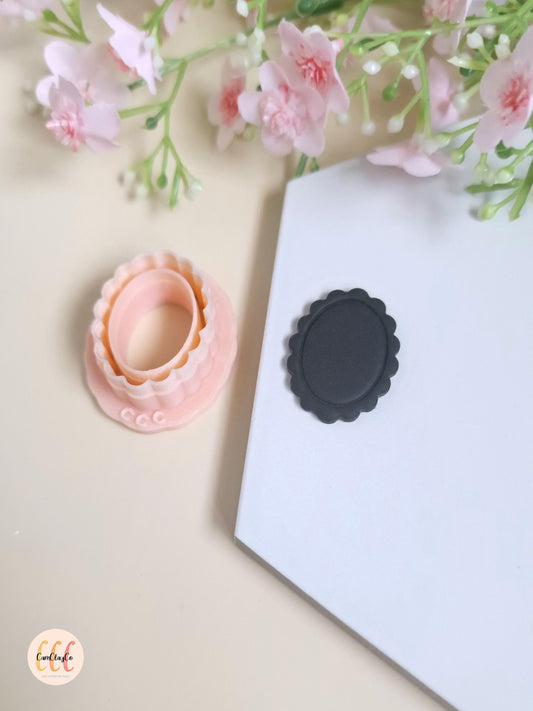 Emporte-pièce 3D en forme de cadre, tableau pour la fabrication de bijoux en argile polymère