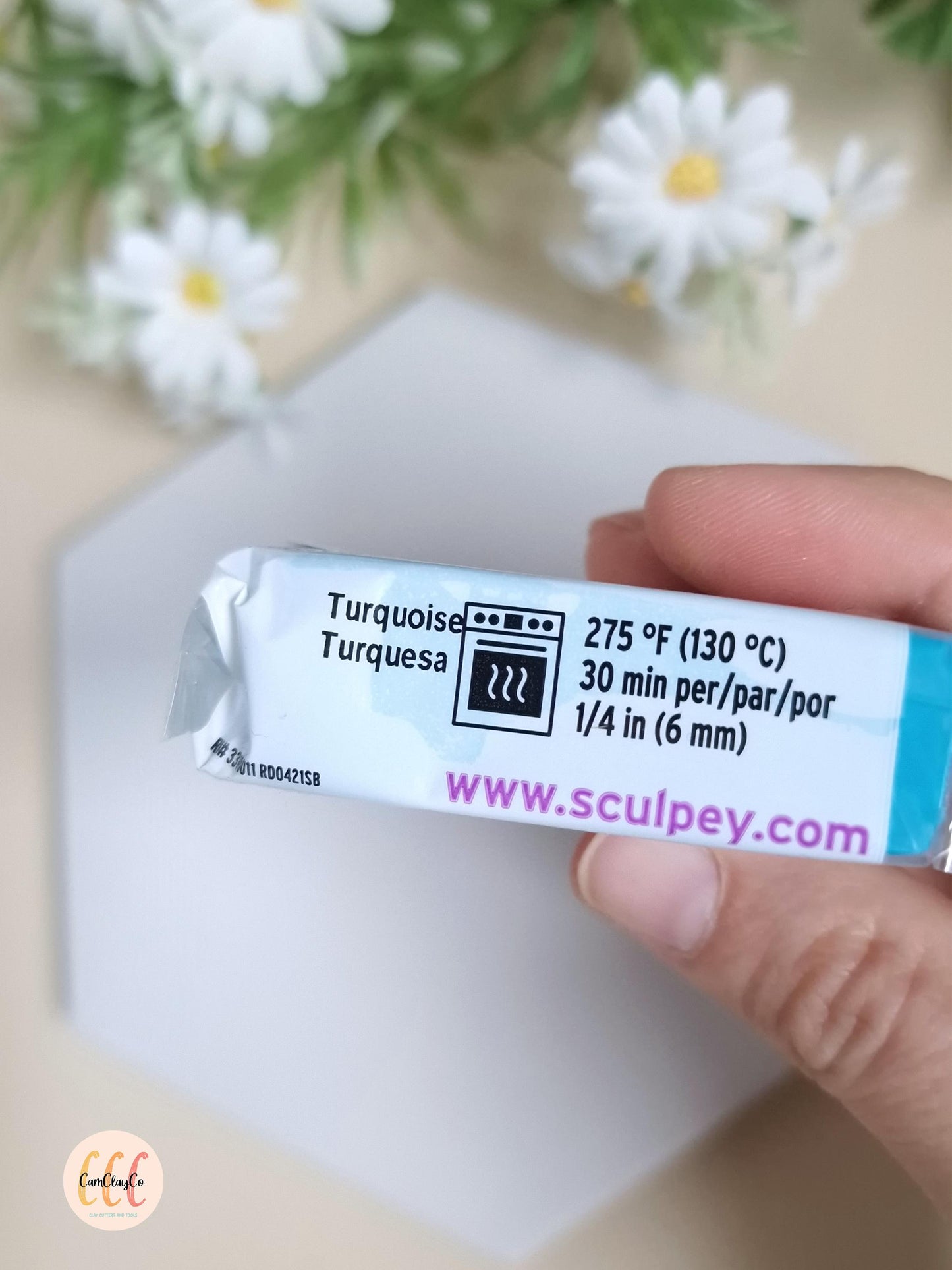 Argile polymère Sculpey Premo - Turquoise