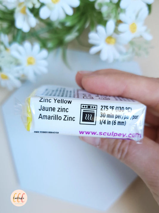 Argile polymère Sculpey Premo - Zinc Yellow