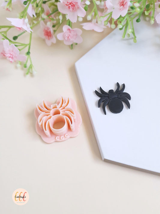 Emporte-pièces 3D en forme d'araignée pour la fabrication de bijoux en argile polymère