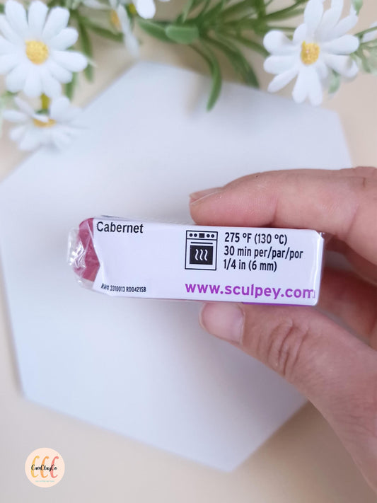 Argile polymère Sculpey Soufflé - Cabernet