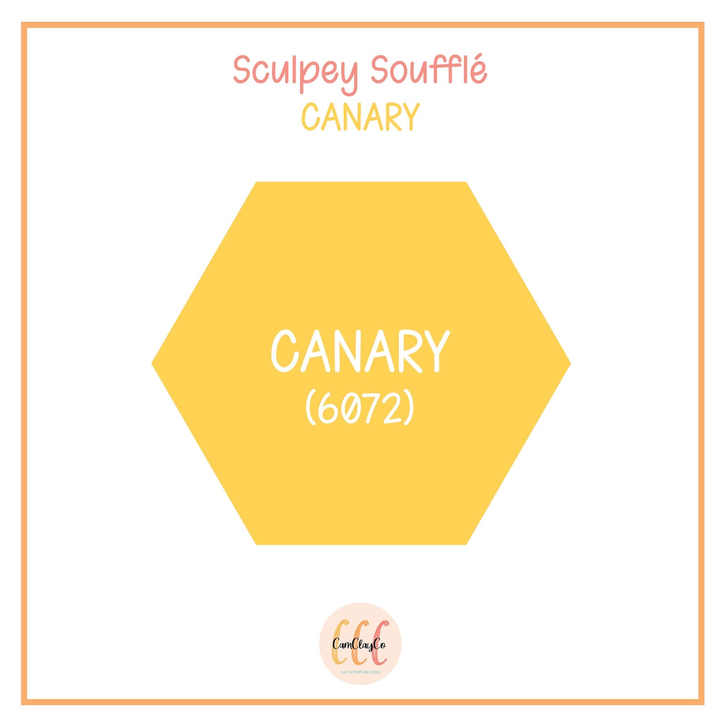 Argile polymère Sculpey Soufflé - Canary