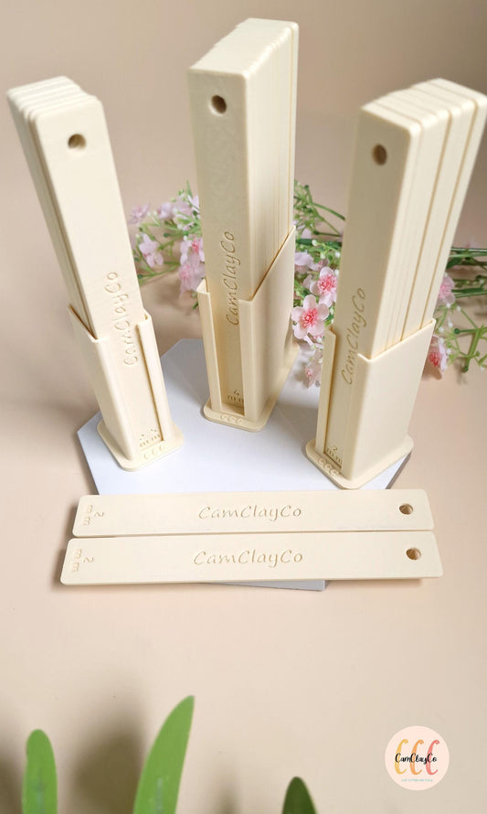 Guides de profondeur pour étaler l'argile polymère, guides épaisseur argile