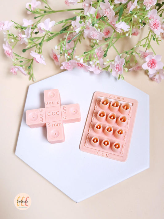 Outil de fixation pour clous d'oreilles, fabrication de bijoux en argile polymère