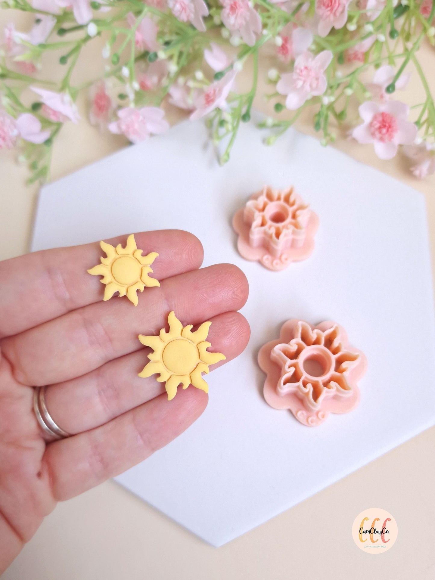 Emporte-pièces 3D en forme de soleil original pour la fabrication de bijoux en argile polymère, créoles interchangeables, pampilles